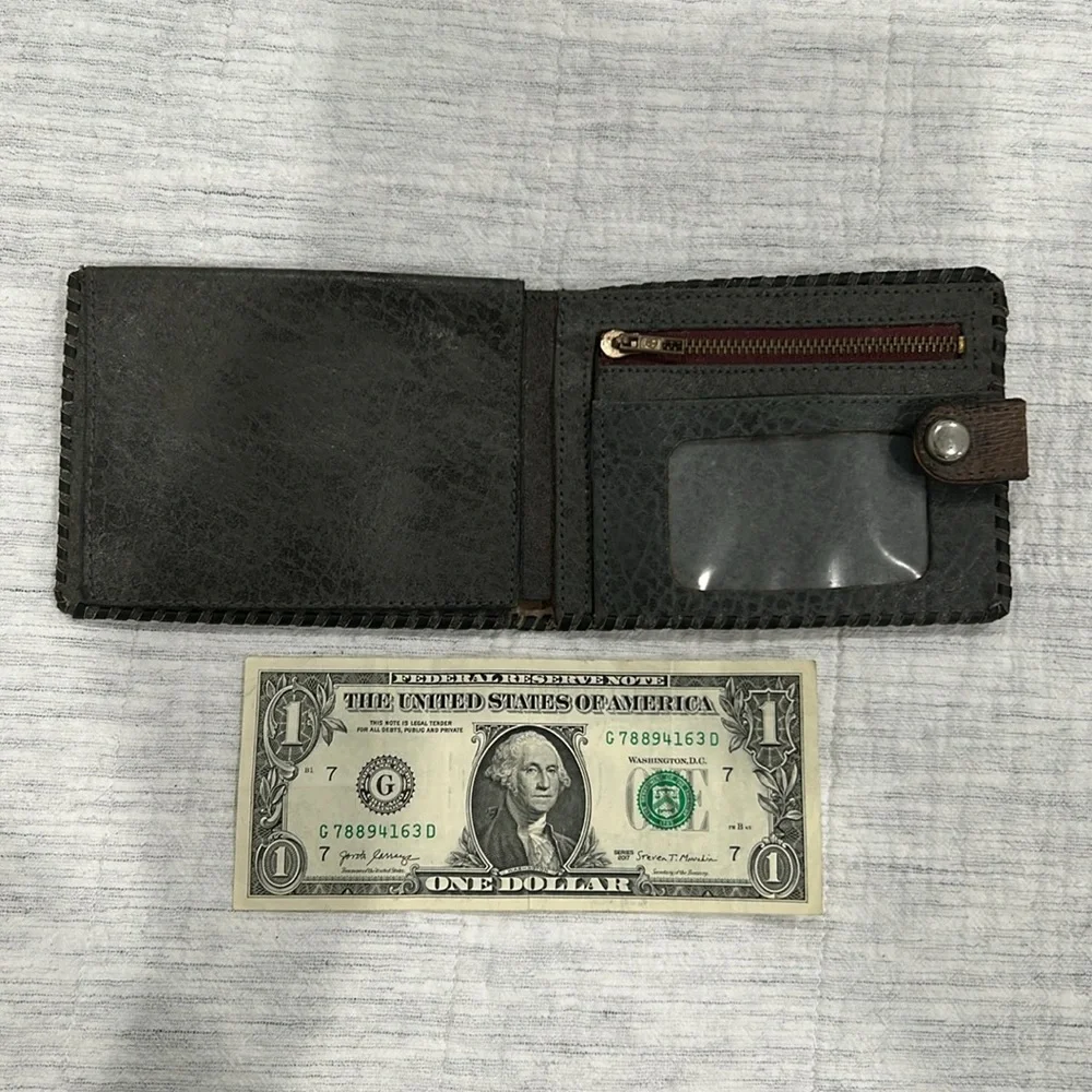 Vintage leather wallet